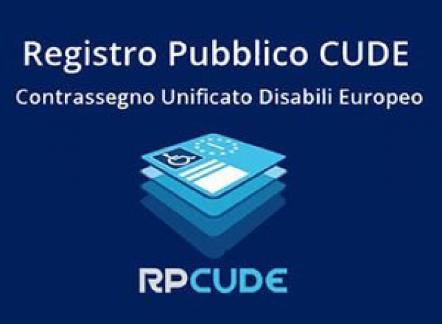 Piattaforma unica contrassegno disabili - CUDE.